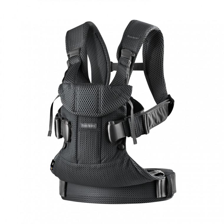 BabyBjörn One Air Draagzak Zwart – Mesh
