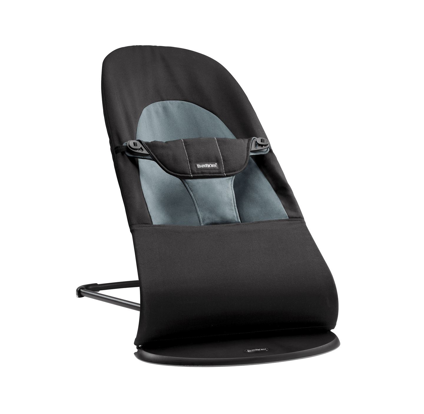 BabyBjörn Balance Soft Cotton Wipstoel Zwart - Donker Grijs