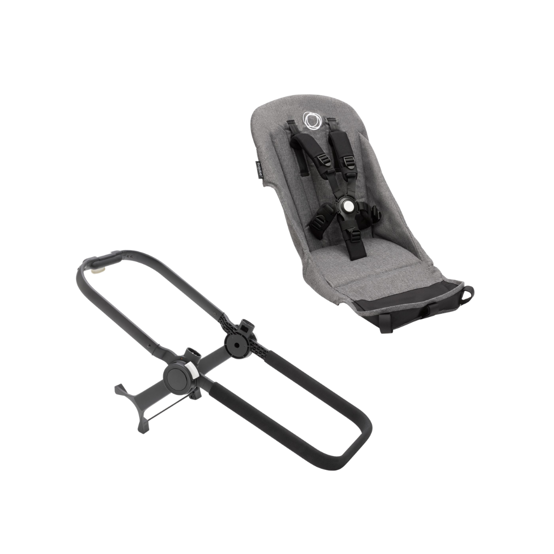 Bugaboo Stroller Bugaboo Donkey Duo Grey Bugaboo Donkey Duo