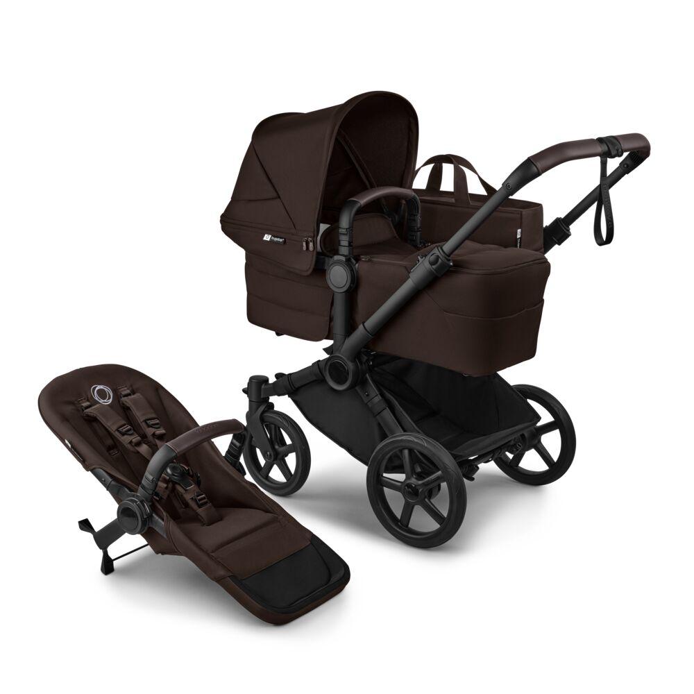 Bugaboo Donkey 6 Mono Black - Cocoa Brown