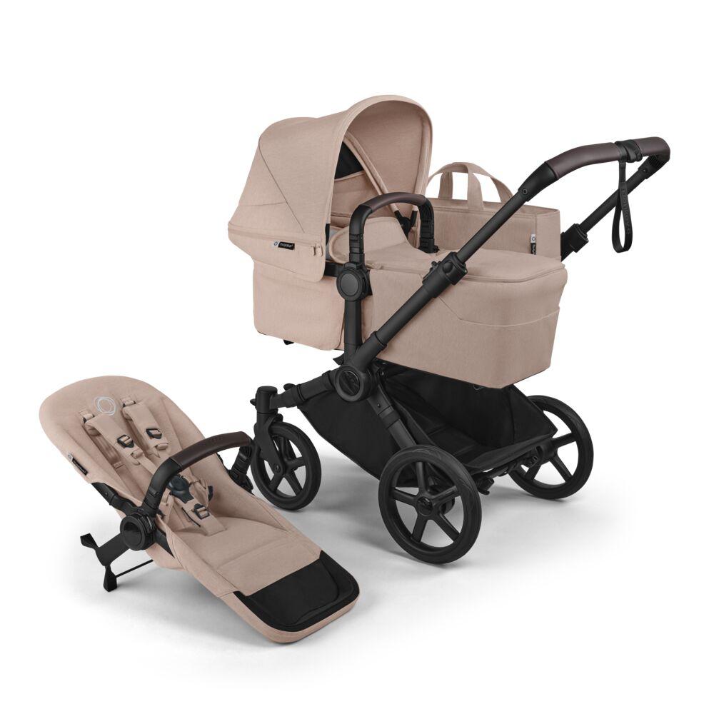 Bugaboo Donkey 6 Mono Black - Desert Taupe Melange