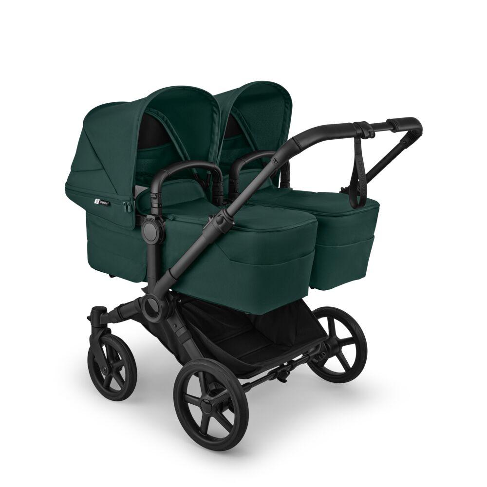 Bugaboo Donkey 6 Twin Black - Fern Green
