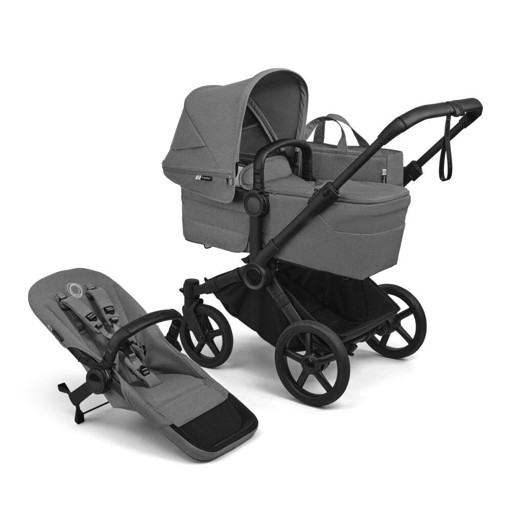 Bugaboo Donkey 6 Mono Black - Moon Grey