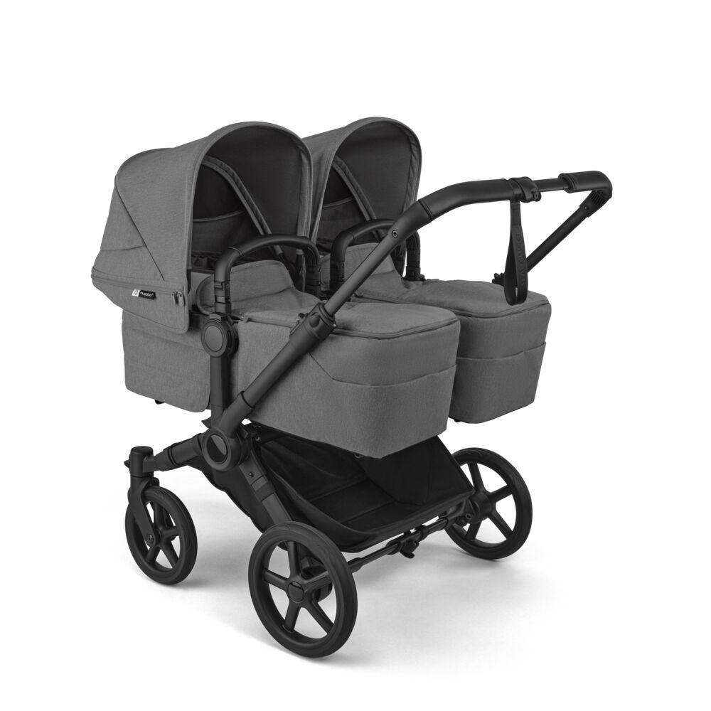 Bugaboo Donkey 6 Twin Black - Moon Grey