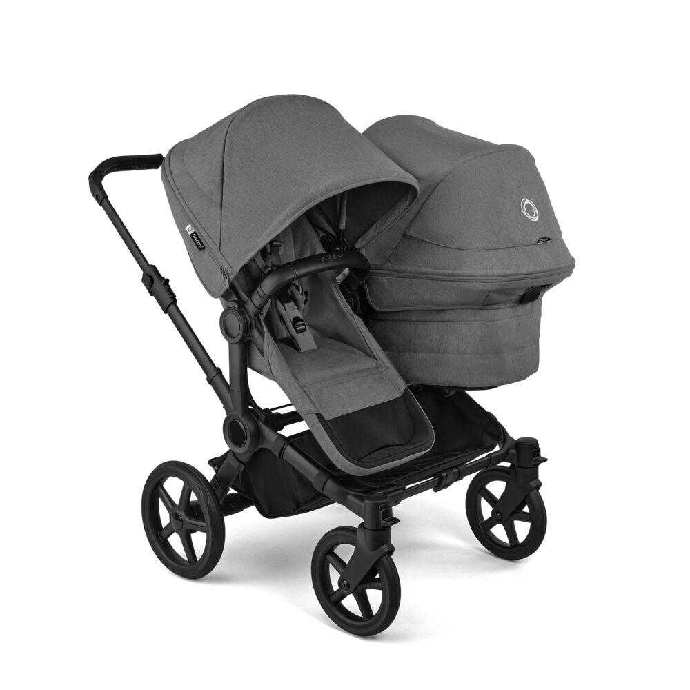 Bugaboo Donkey 6 Duo Black - Moon Grey