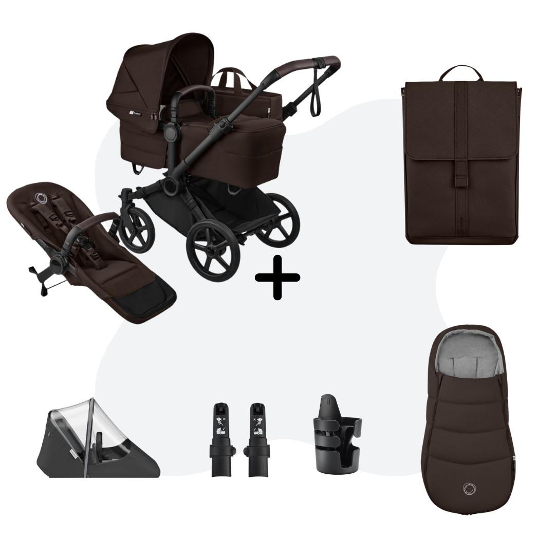 Bugaboo Donkey 6 Single Essentiële bundel Cocoa Brown
