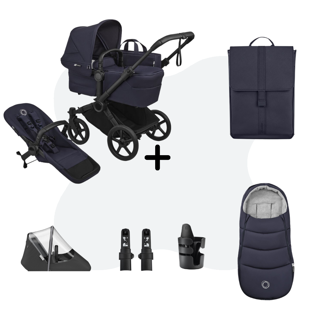 Bugaboo Donkey 6 Single Essentiële bundel Deep Indigo