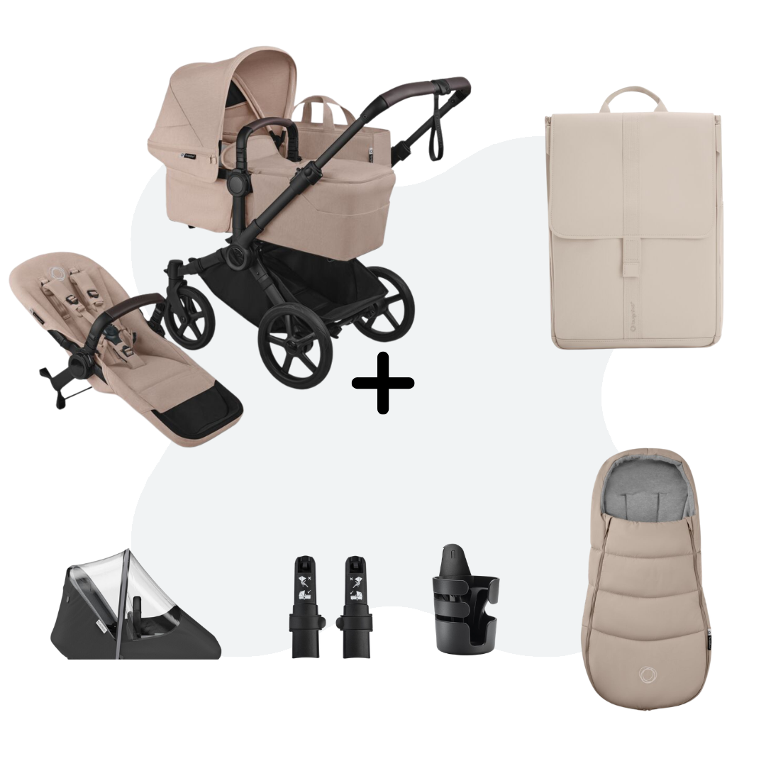 Bugaboo Donkey 6 Single Essentiële bundel Desert Taupe