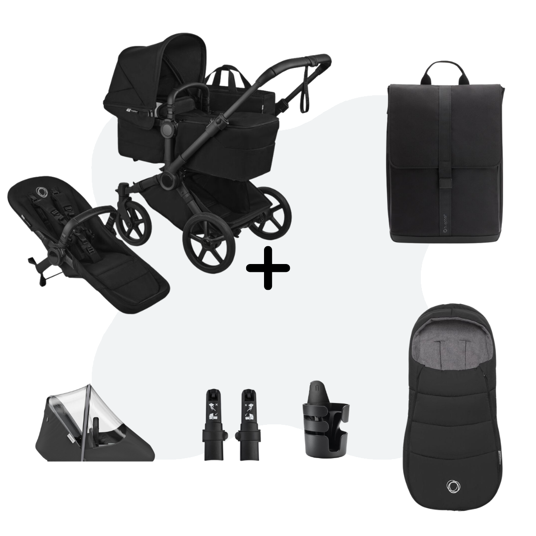 Bugaboo Donkey 6 Single Essentiële bundel Heritage Black
