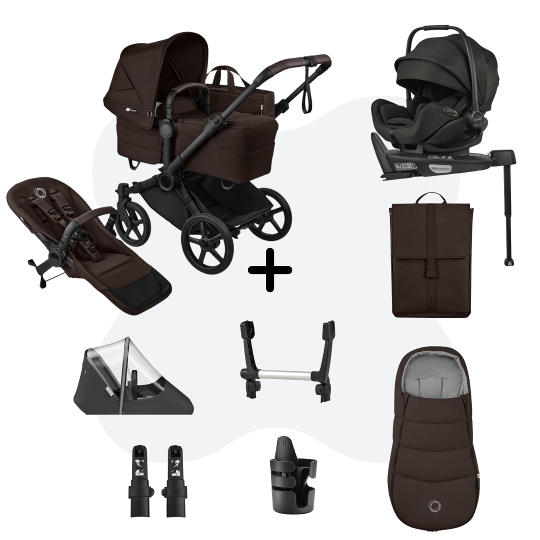 Bugaboo Donkey 6 Single Ultieme newborn bundel Cocoa Brown
