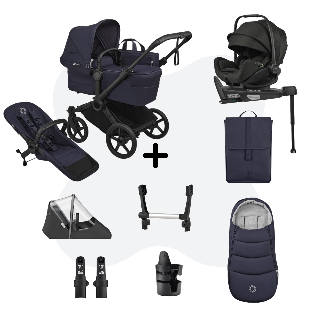 Bugaboo Donkey 6 Single Ultieme newborn bundel Deep Indigo