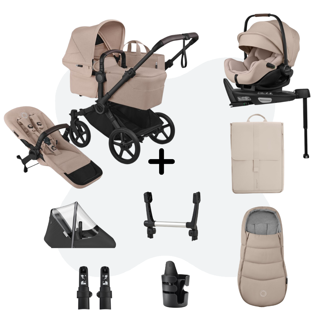 Bugaboo Donkey 6 Single Ultieme newborn bundel Desert Taupe