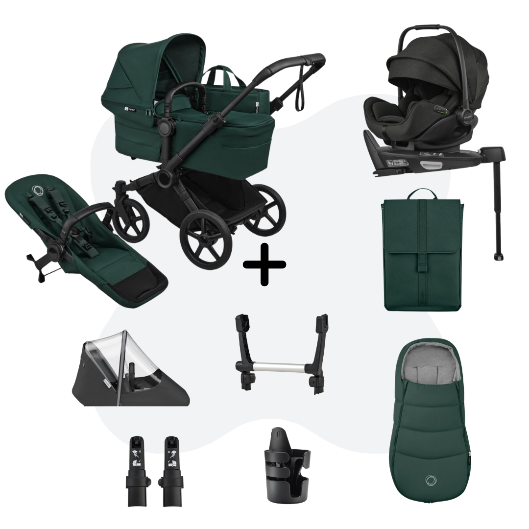Bugaboo Donkey 6 Single Ultieme newborn bundel Fern Green
