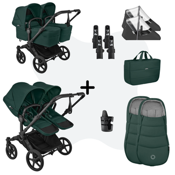 Bugaboo Donkey 6 Twin Essential Bundel Fern Green