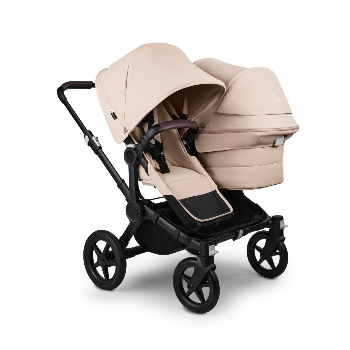 Bugaboo Donkey 5 Duo Essential Bundel Black Desert Taupe