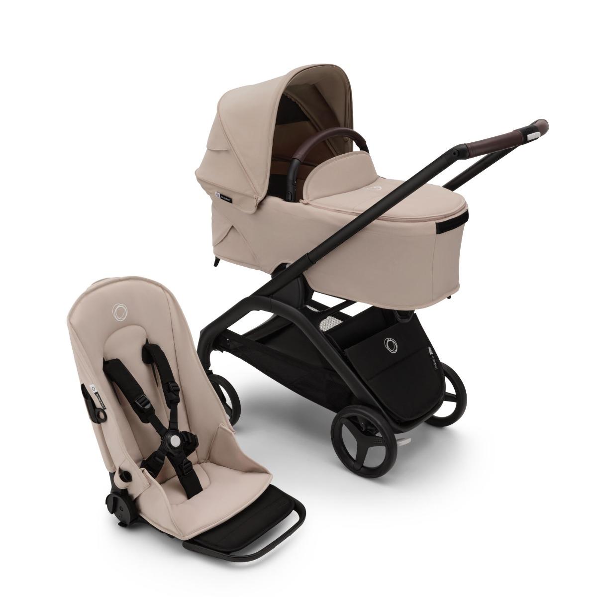 Bugaboo Dragonfly Complete Black Desert Taupe