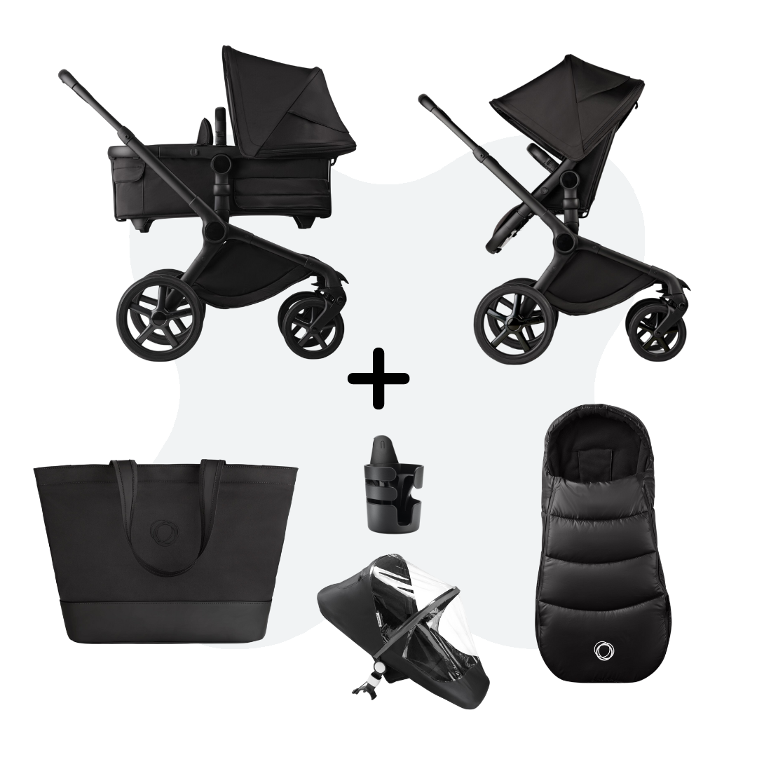 Bugaboo Fox 5 Noir Essential bundel Black Moonlight
