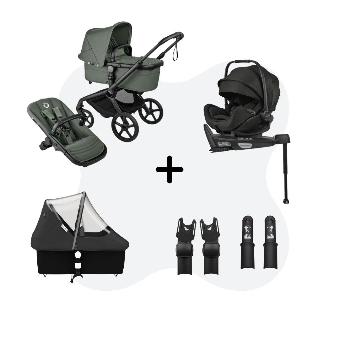 Bugaboo Fox 5 Renew 4-in-1 Travelsystem Forest Green Otter