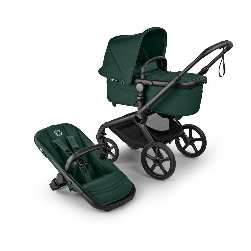 Bugaboo Fox 5 Renew Black - Fern Green
