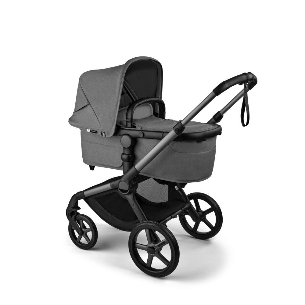 bugaboo フォックス ベビーカー グレー Bugaboo Fox 3 2-in-1 stroller sunrise red sun canopy, Grey Melange