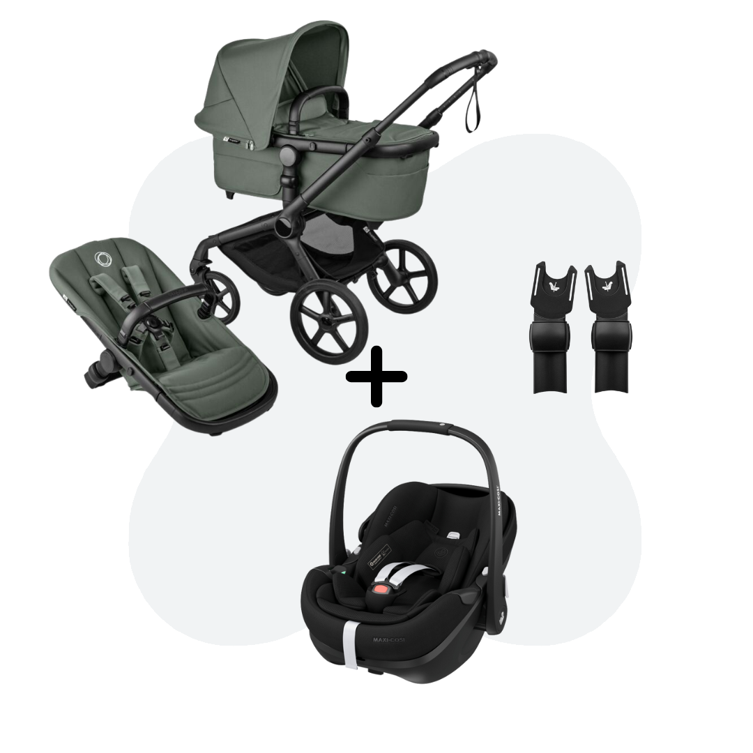 Bugaboo Fox 5 Renew Forest Green 3in1 Travelsystem Pebble 360 Pro2