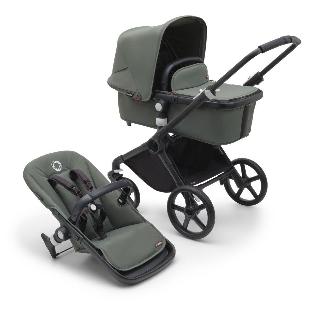 Bugaboo Fox Cub Compleet Black / Forest Green - Forest Green