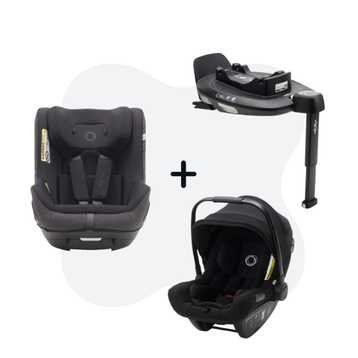 Bugaboo Turtle, Owl, 360 Isofix Base Package Deal Black