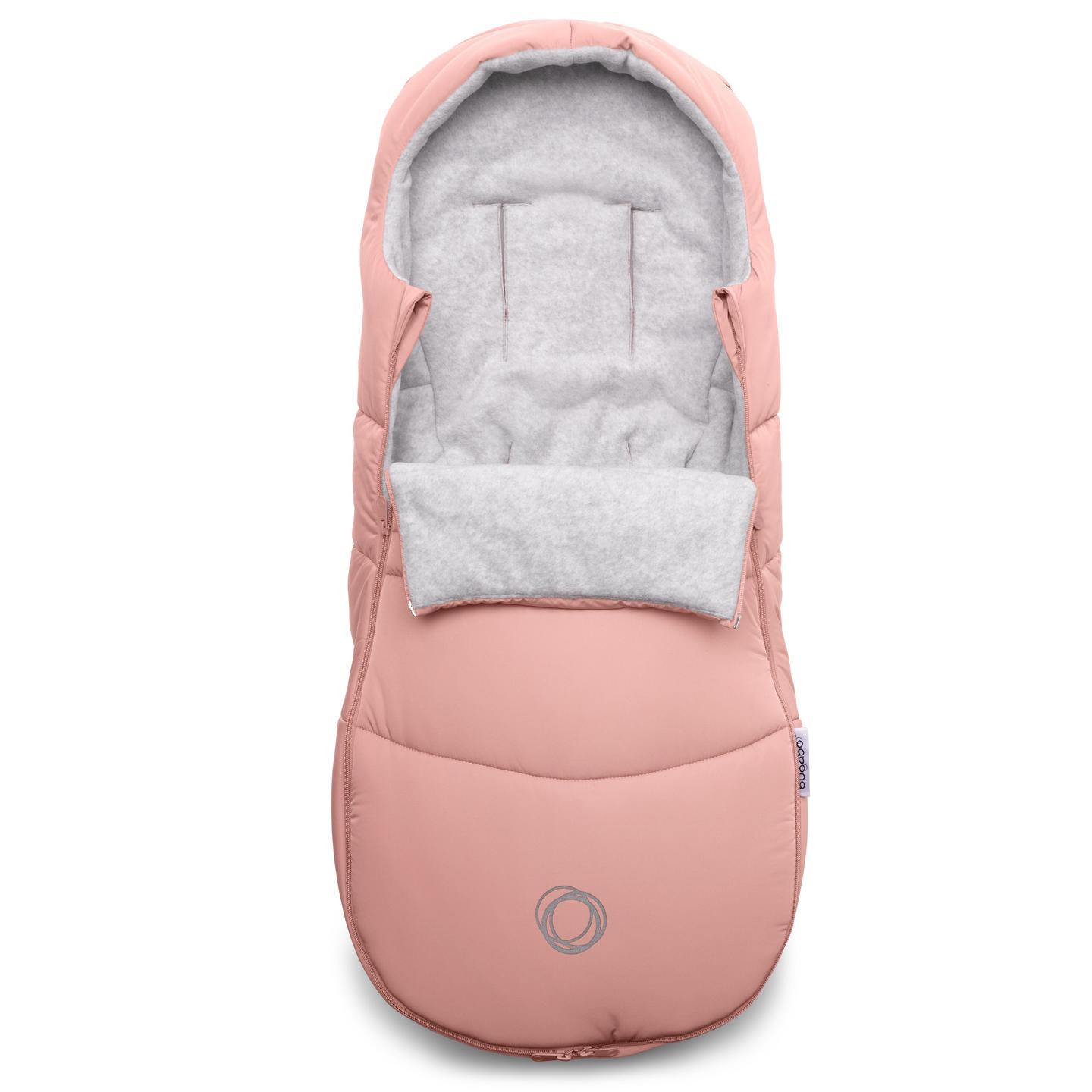 Bugaboo footmuff pink top