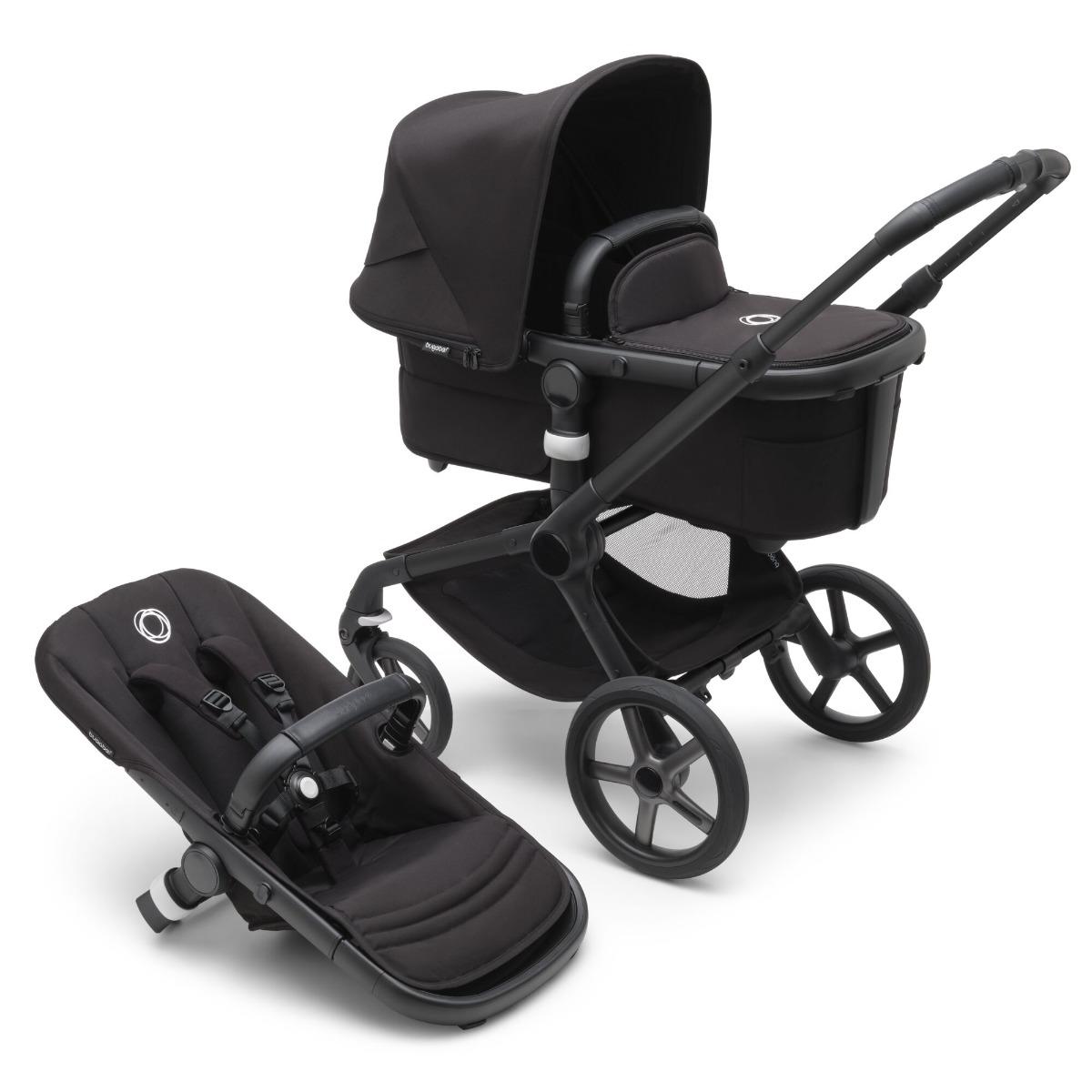 Bugaboo Fox 5 Newborn Bundle Black Midnight Black