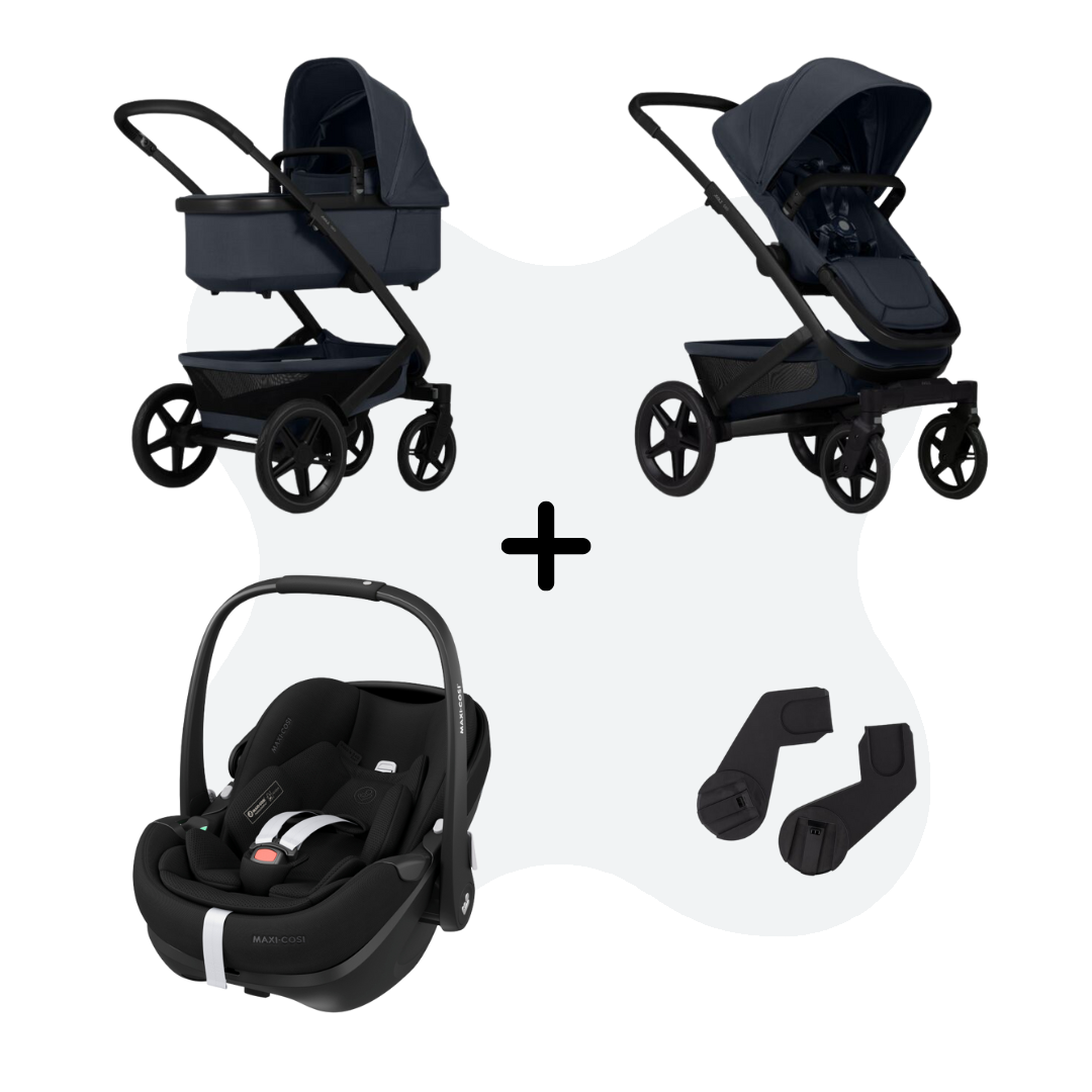 Joolz Geo 3 Dark Navy Blue 3-in-1 Travelsystem Pebble 360 Pro2