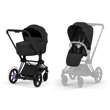 Cybex e-Priam 5 Comfort Sepia Black - Matt Black Complete