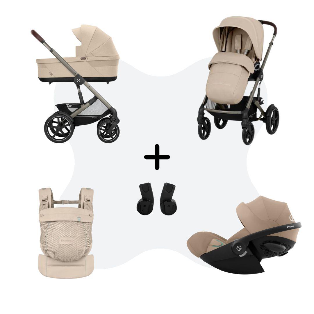 Cybex Talos S Lux 2026 Travelsystem 3in1 incl. Amya - Almond Beige Cloud G