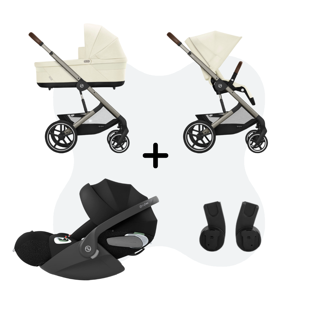 Cybex Balios S Lux 2025 Travelsystem 3in1 Seashell Beige - Cloud T