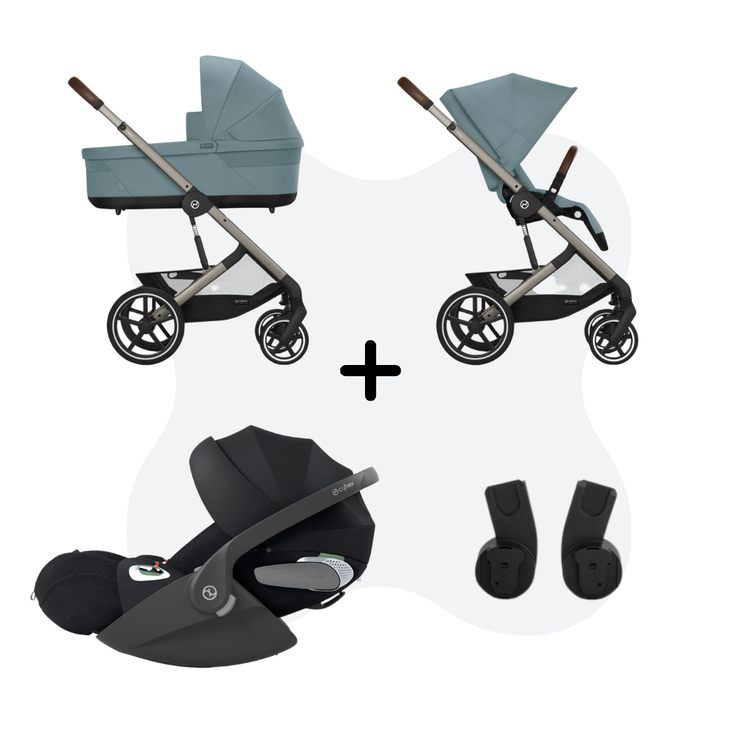 Cybex Balios S Lux 2025 Travelsystem 3in1 Stormy Blue - Cloud T