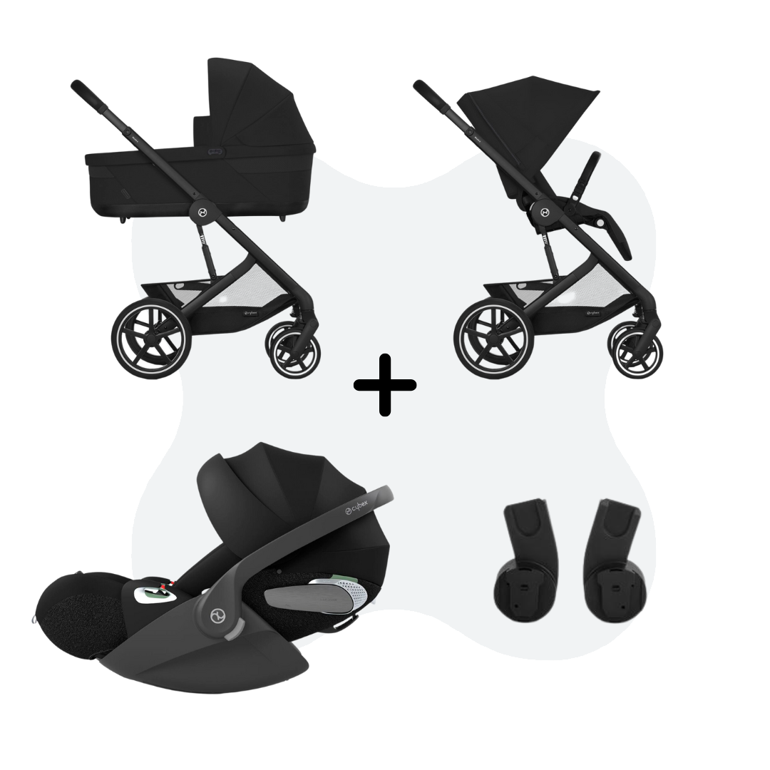 Cybex Balios S Lux 2025 Travelsystem 3in1 Moon Black - Cloud T
