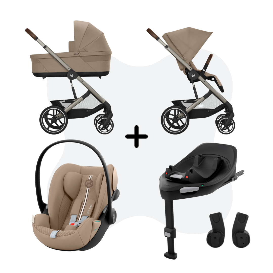 Cybex Balios 2025 Travelsystem 4in1 Almond  Beige Cloud G