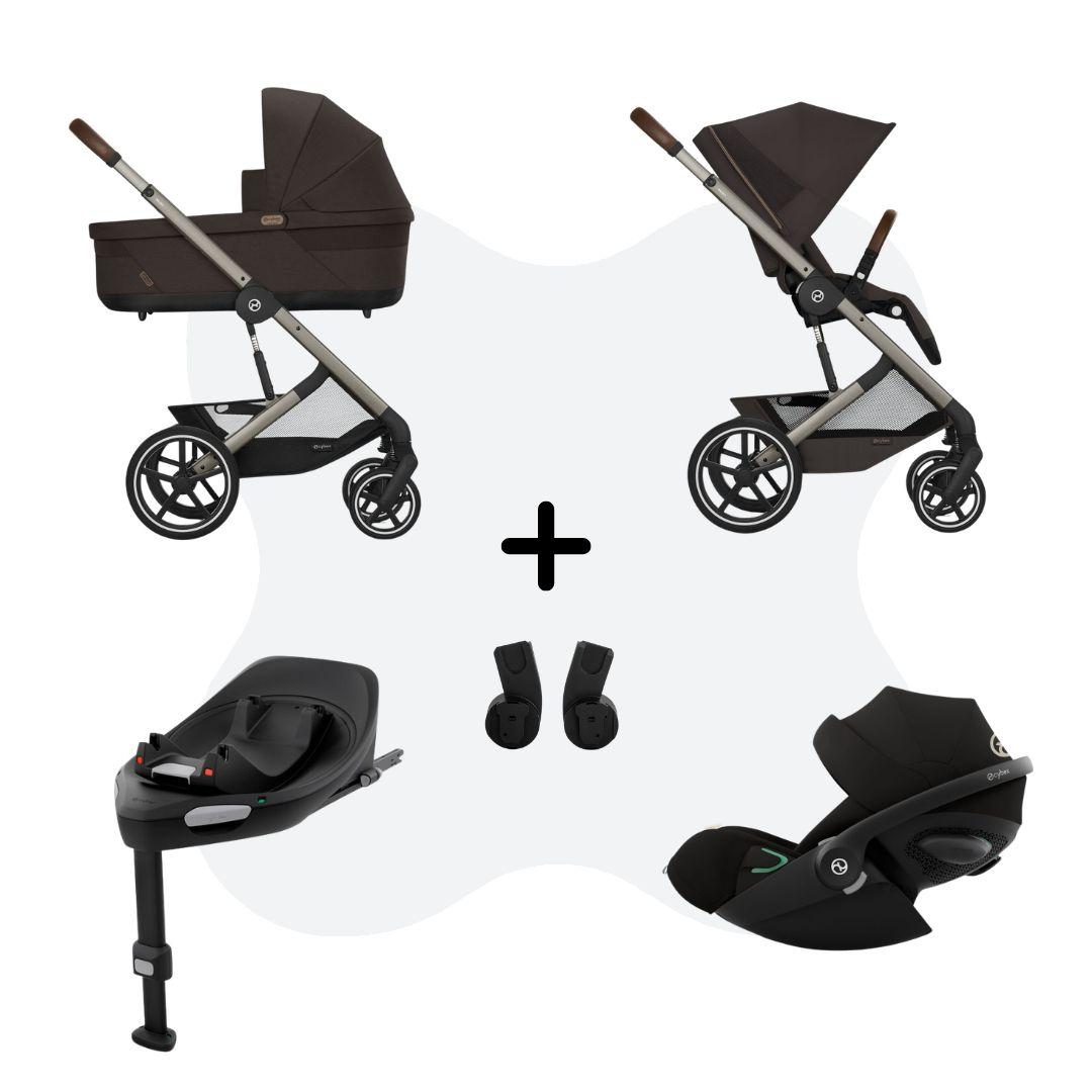 Cybex Balios S Lux Travelsystem 4 in 1 Chocolate Brown Cloud G3