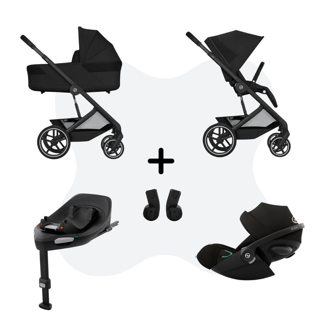 Cybex Balios S Lux Travelsystem 4 in 1 Moon Black Cloud G3