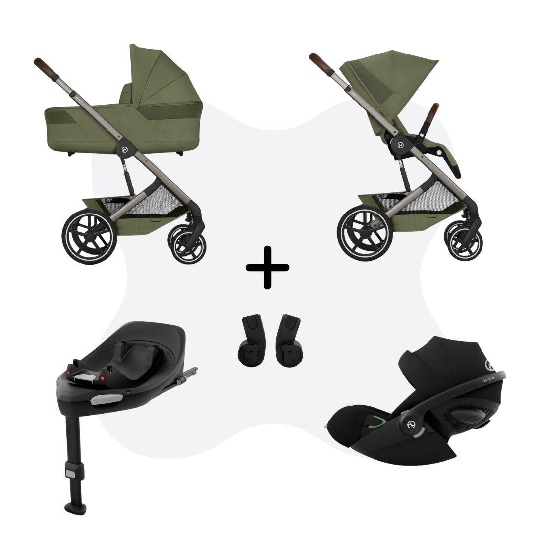 Cybex Balios S Lux Travelsystem 4 in 1 Moss Green Cloud G3