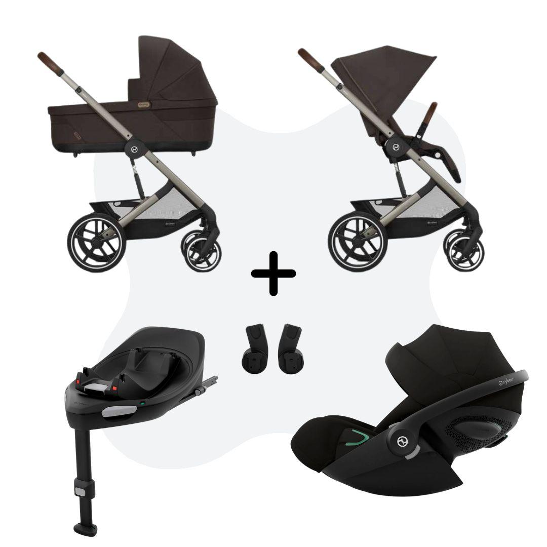 Cybex Balios S Lux 2025 Travelsystem 4in1 Chocolate Brown Cloud G
