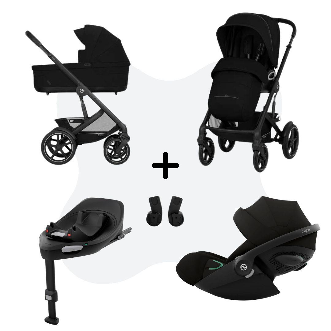 Cybex Talos S Lux 3 Travelsystem 4in1 Moon Black Cloud G