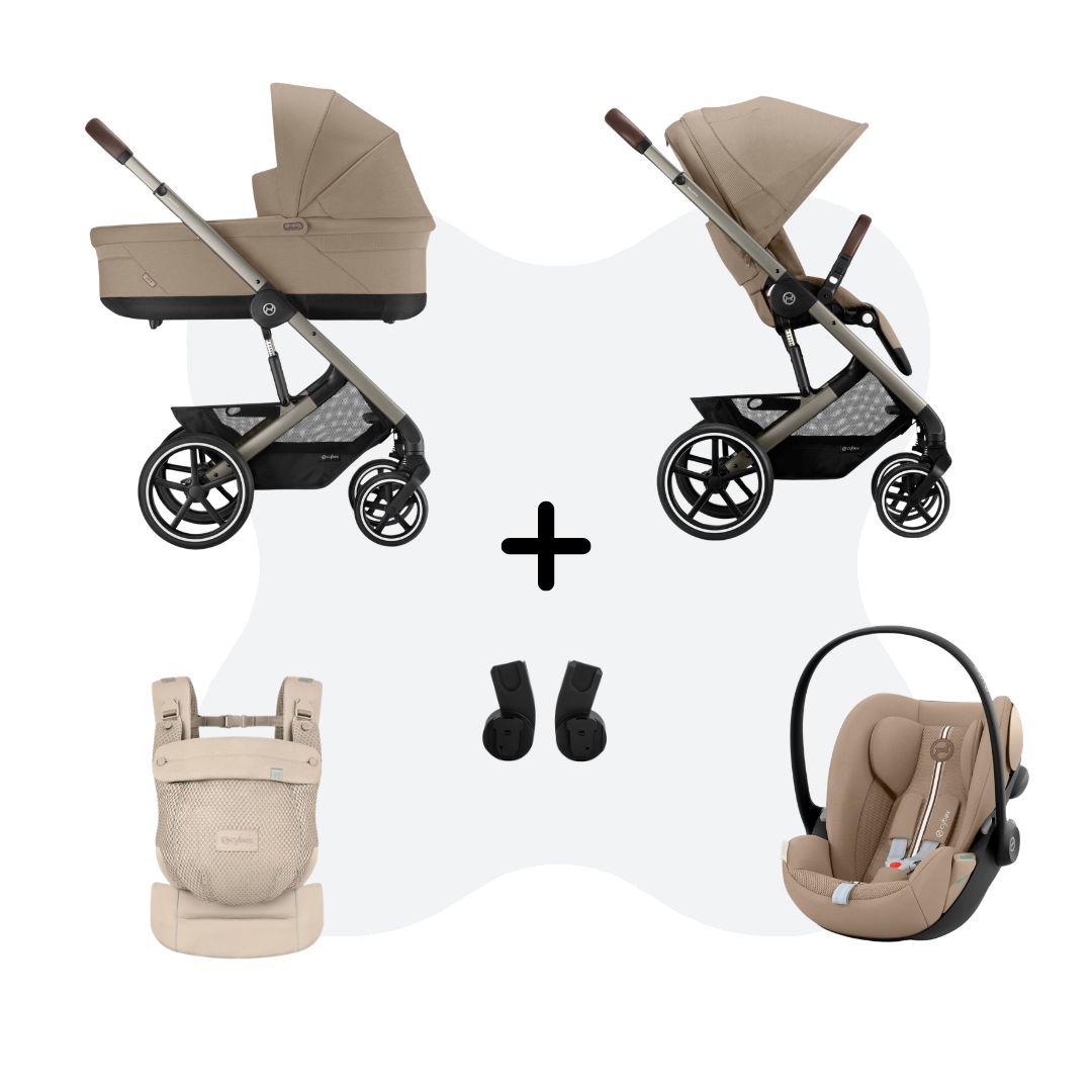 Balios S Lux 2026 Travelsystem 3in1 incl. Amya - Almond Beige Cloud G