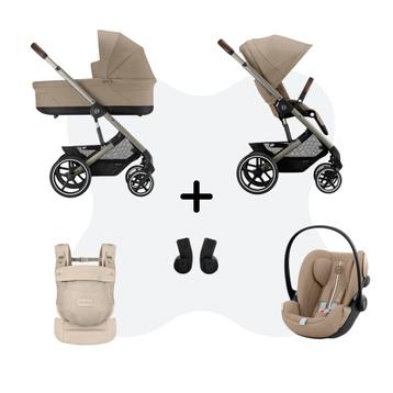 Cybex Balios S Lux 2026 Travelsystem 3in1 incl. Amya - Almond Beige Cloud G