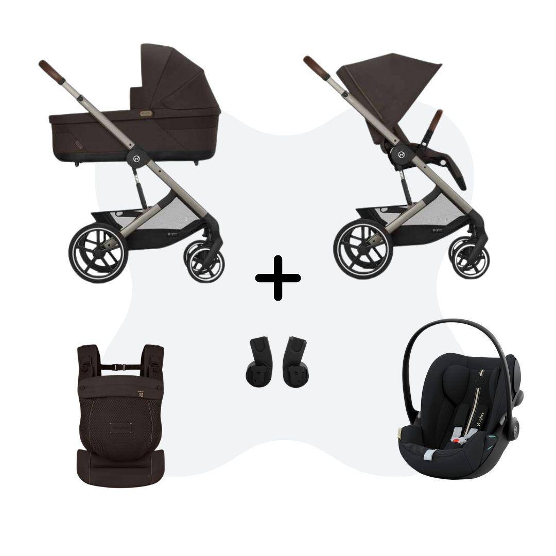 Balios S Lux 2026 Travelsystem 3in1 incl. Amya - Chocolate Brown Cloud G