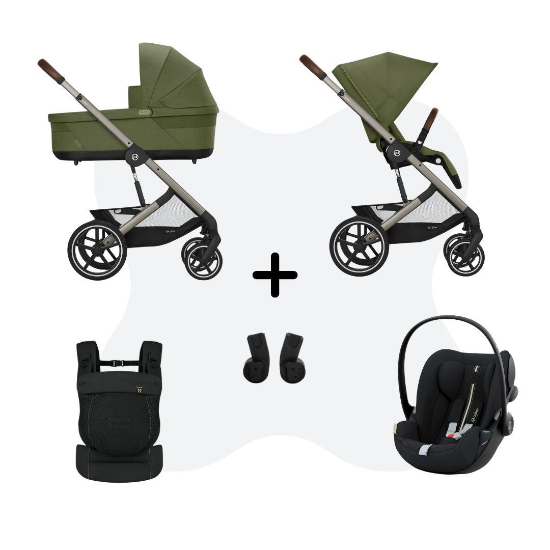 Balios S Lux 2026 Travelsystem 3in1 incl. Amya - Moss Green Cloud G