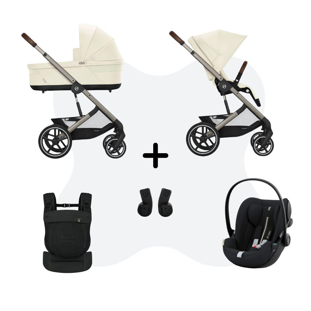 Balios S Lux 2026 Travelsystem 3in1 incl. Amya - Seashell Beige Cloud G