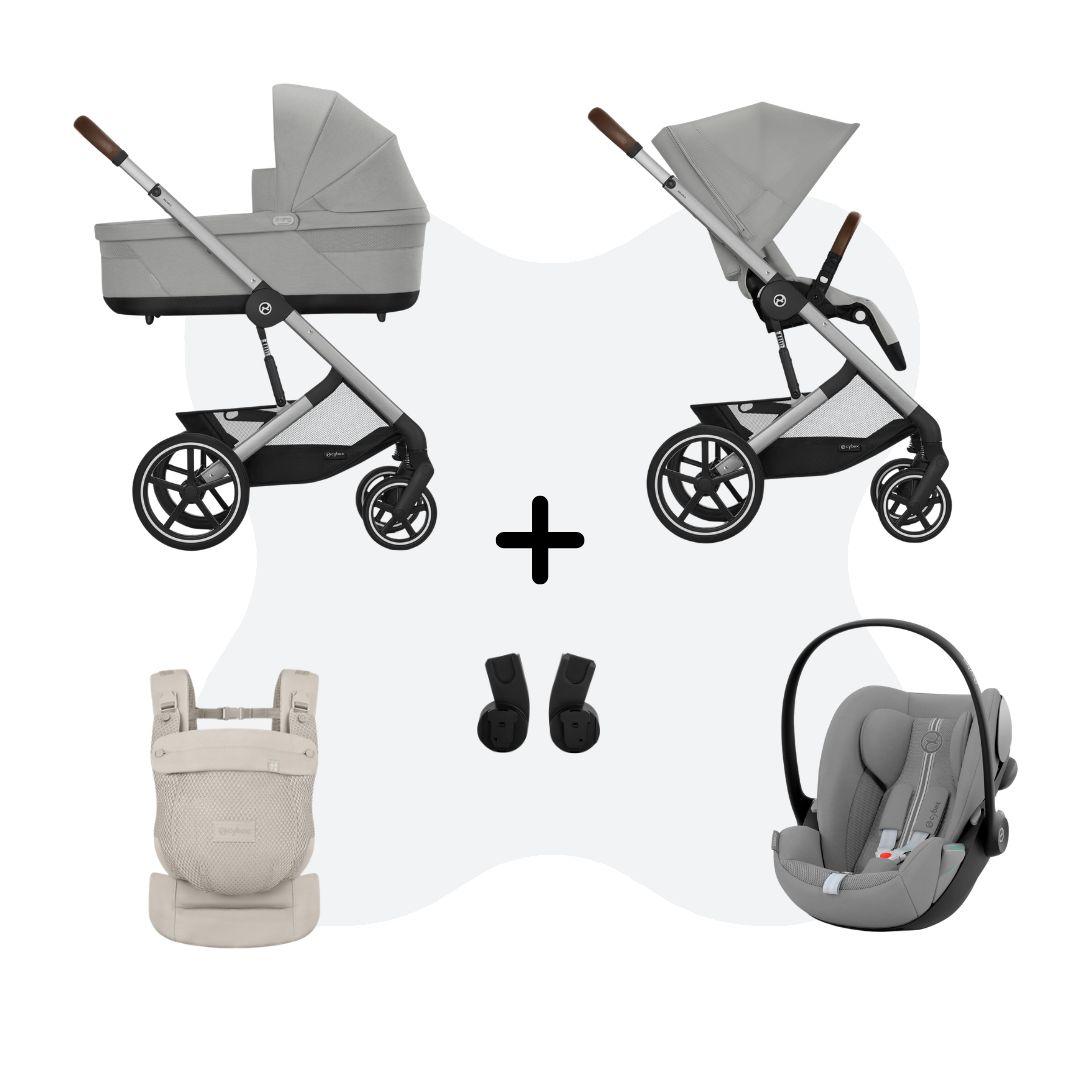 Balios S Lux 2026 Travelsystem 3in1 incl. Amya - Stone Grey Cloud G