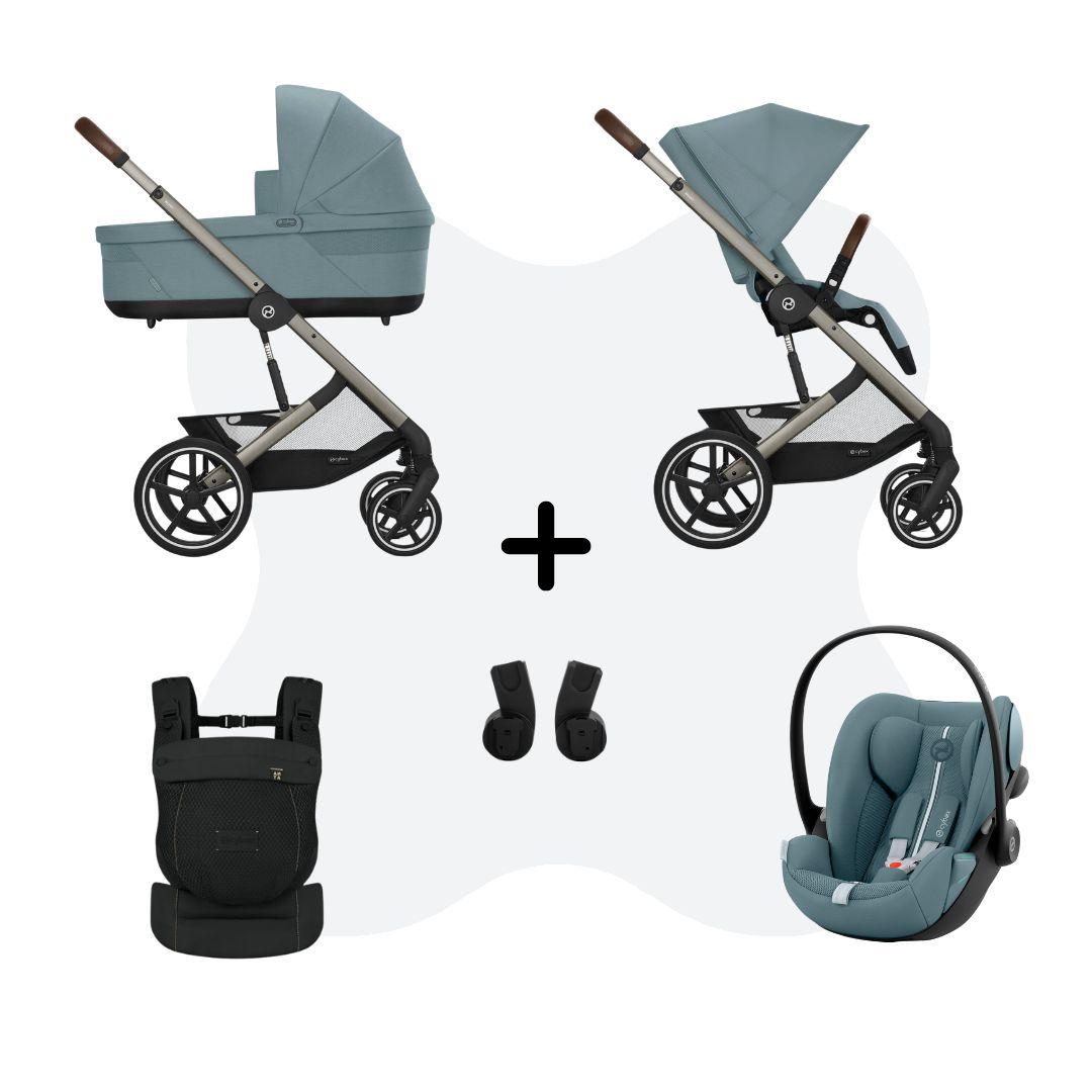 Balios S Lux 2026 Travelsystem 3in1 incl. Amya - Stormy Blue Cloud G