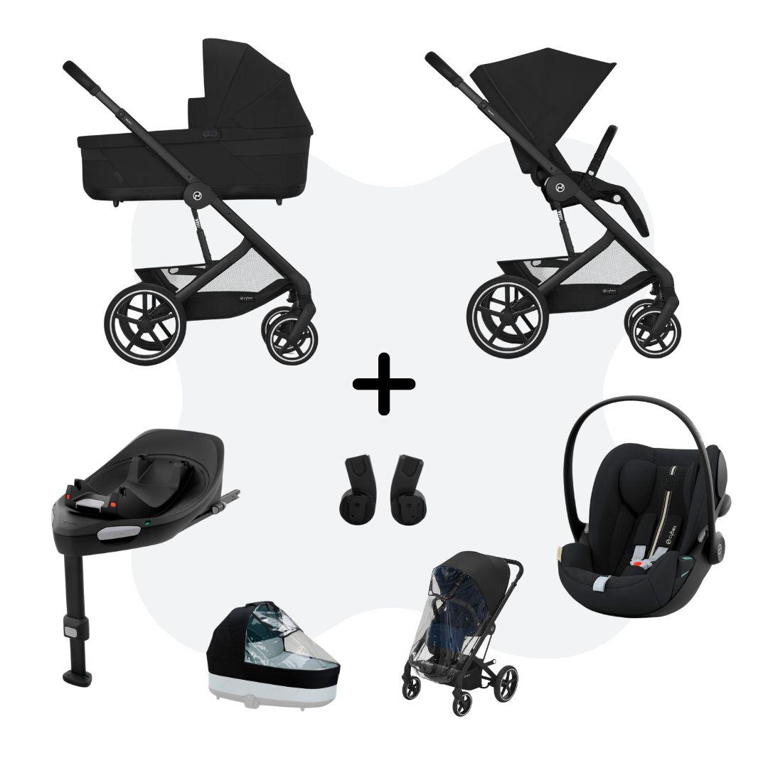 Cybex Balios S Lux 2026 Travelsystem 4in1 All Weather Moon Black Cloud G