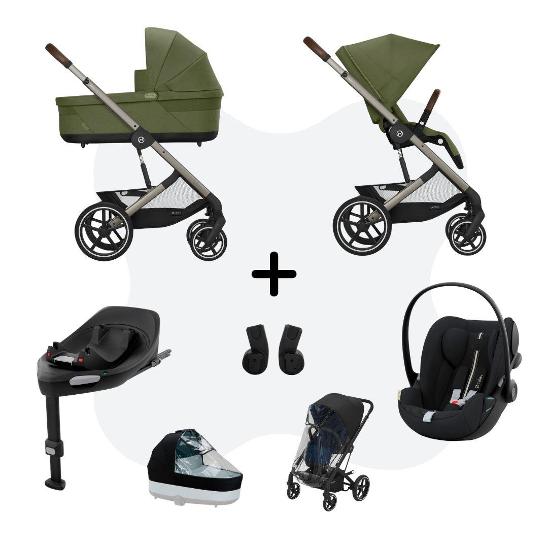 Cybex Balios S Lux 2026 Travelsystem 4in1 All Weather Moss Green Cloud G